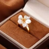 Hyacinth Baroque freshwater pearl petal ring is a fashionable, individualistic, elegant and high-end ring. It will be a bestseller in 2025 Specification image